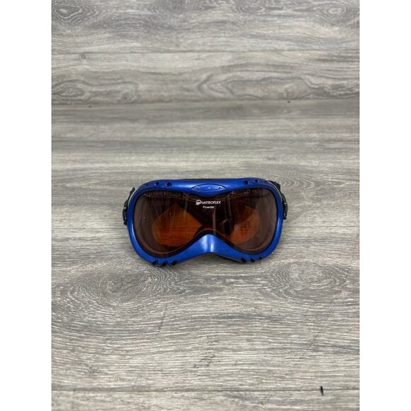 Vintage Alpina Blue Anti Fog Ski Snowboard Goggles Made In Germany - Picture 1 of 9